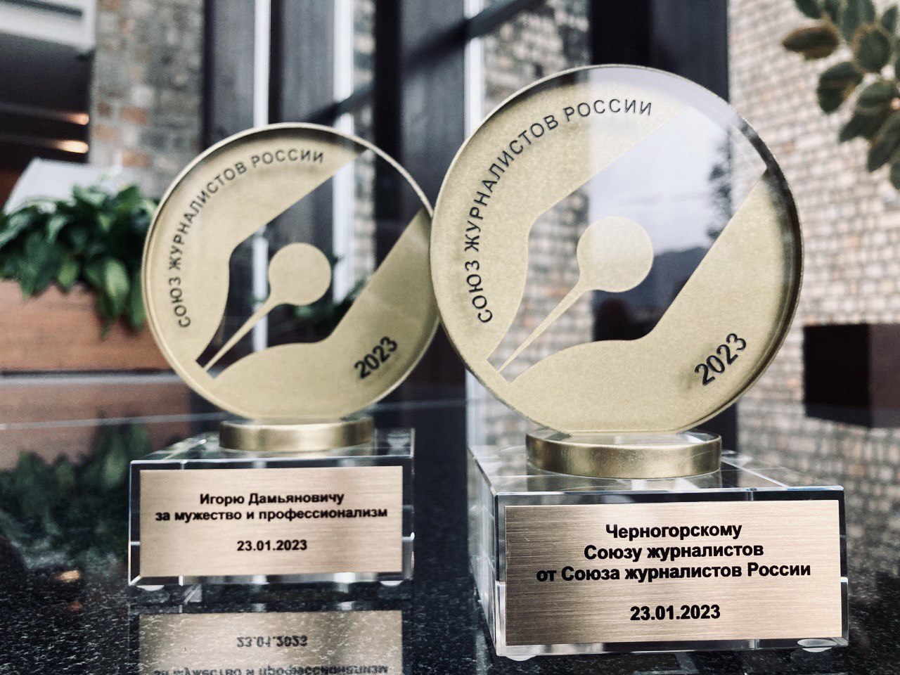 Состоялось торжественное вручение наград на ежегодном Съезде Союза журналистов Черногории